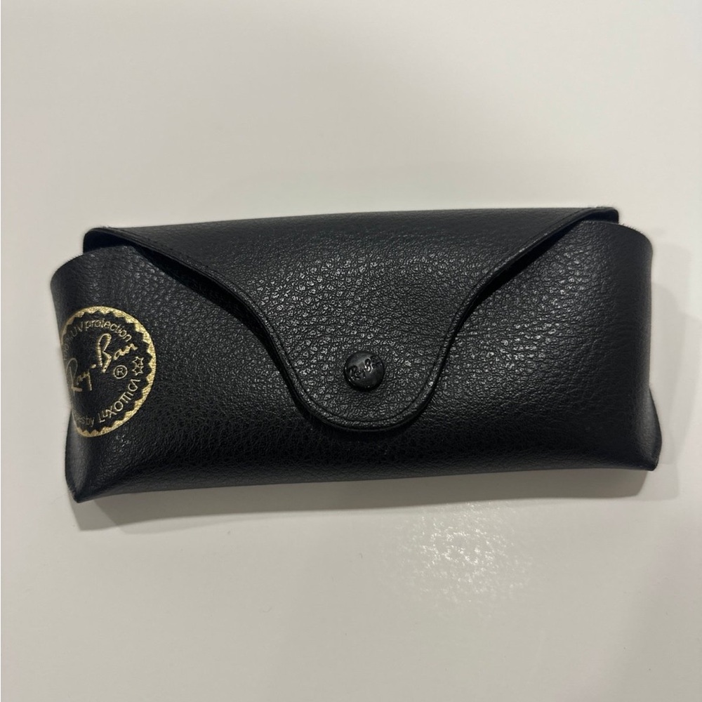 Ray-Ban Black Leather Sunglasses Case